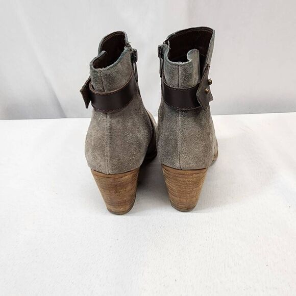 Sam Edelman Women's Marielle Gray Suede Ankle Booties Boots Size 6 M - Picture 3 of 10